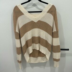 American eagle oversized stripped sweater